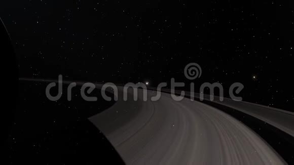 跟随土星S环动画在4K视频的预览图