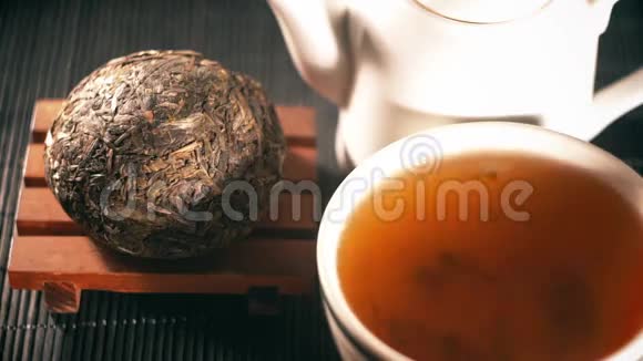 喝茶中国茶普洱茶视频的预览图