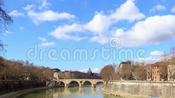 桥西斯托意大利罗马时间流逝4K视频的预览图