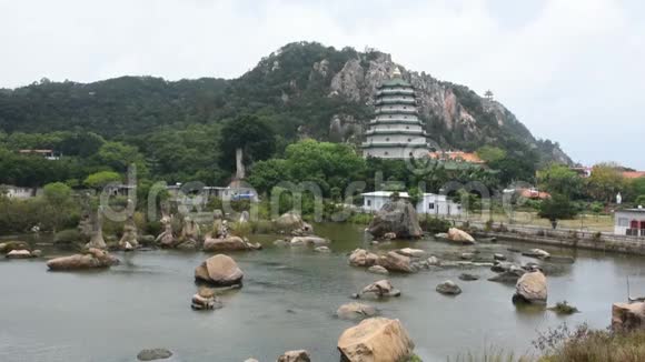 中国潮州市汕头天坛花园天坛寺视频的预览图