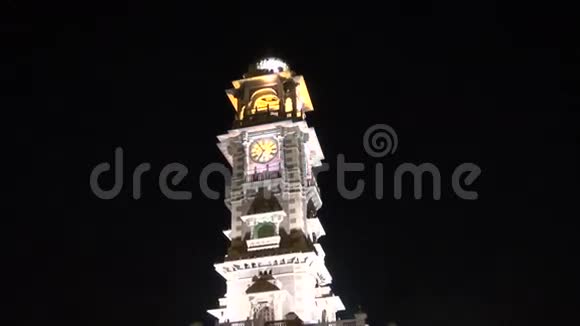 印度JodhpurBaza市的钟楼视频的预览图