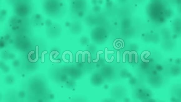 绿色运动气泡的抽象背景后效制作视频的预览图