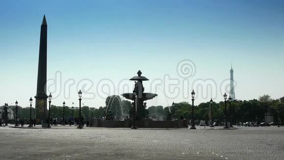 协和广场巴黎法国视频的预览图