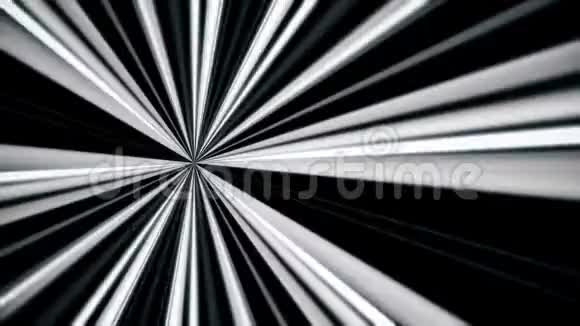 白光的抽象背景黑白条纹的条纹运动背景视频的预览图