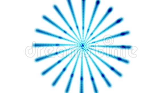 火焰轮产生螺旋分形隧道动力能量空间通道视频的预览图
