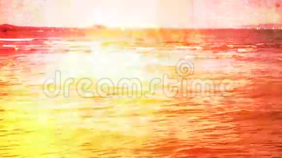 海水的波浪视频的预览图