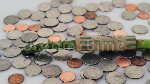硬币芦笋和硬币包装视频的预览图
