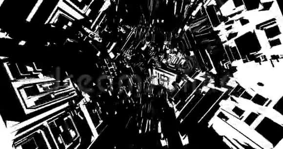 漫画科幻隧道VJ回路视频的预览图