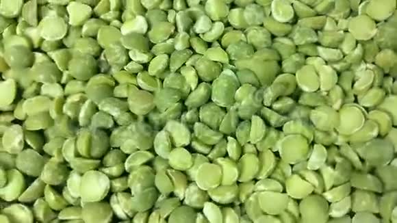 绿色豌豆作为背景视频的预览图