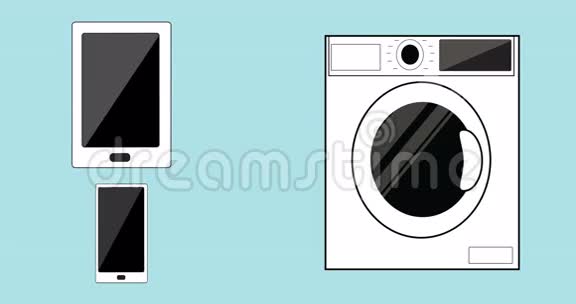 物联网是一种的家用洗衣机控制wifi视频的预览图