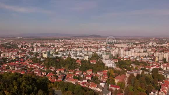 罗马尼亚特兰西瓦尼亚的布拉索夫空中观景台视频的预览图