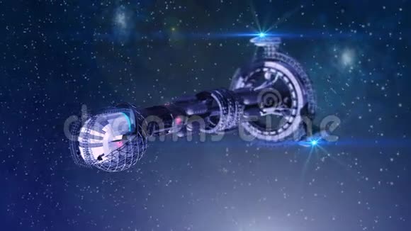 未来派太空船视频的预览图