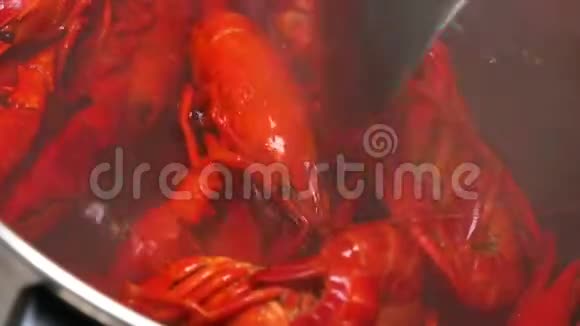 煮熟的小龙虾视频的预览图