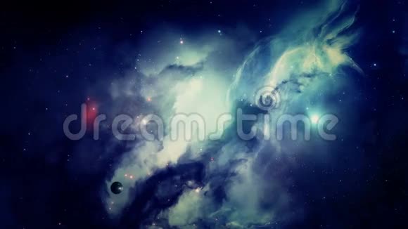 外层空间的星云和星系视频的预览图