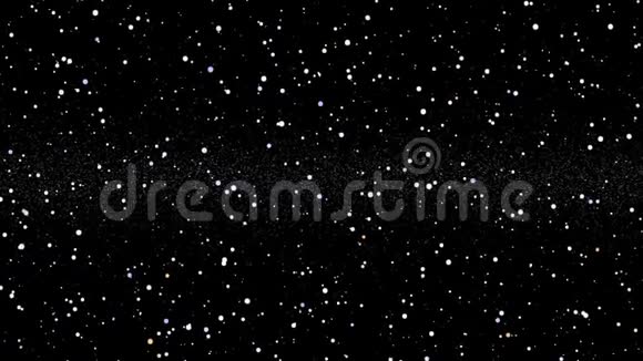 银河空间中的动画星场视频的预览图