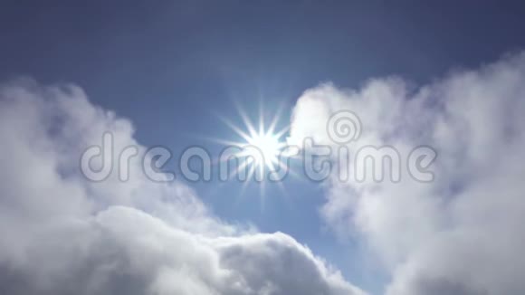 太阳和云彩视频的预览图