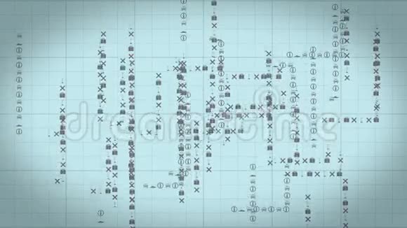 抽象符号运动背景视频的预览图