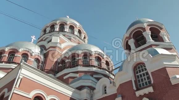 斯帕索普雷布拉辛斯基大教堂在城市视频的预览图