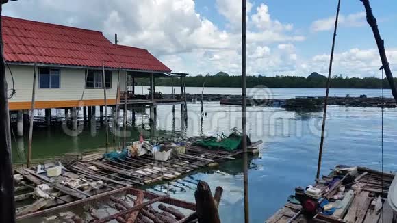 泰国渔村潘妮旅游度假目的地视频的预览图