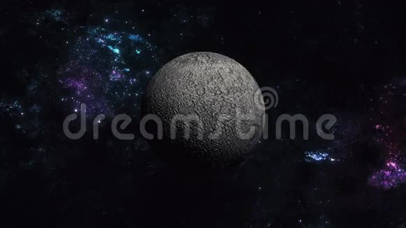月球在太空中旋转视频的预览图