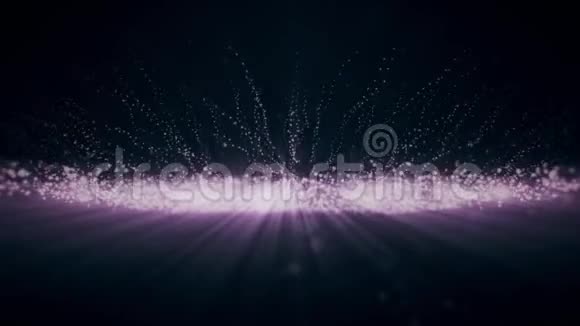 白色发光点粒子VJ环运动背景v2视频的预览图