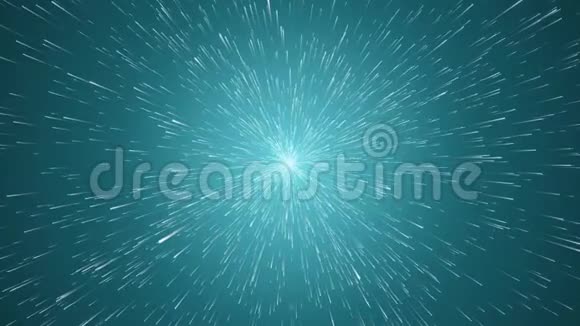 摘要飞行中光条纹流星场和条纹线粒子背景3视频的预览图