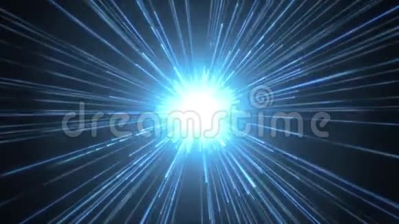 抽象的超空间恒星透镜耀斑环视频的预览图