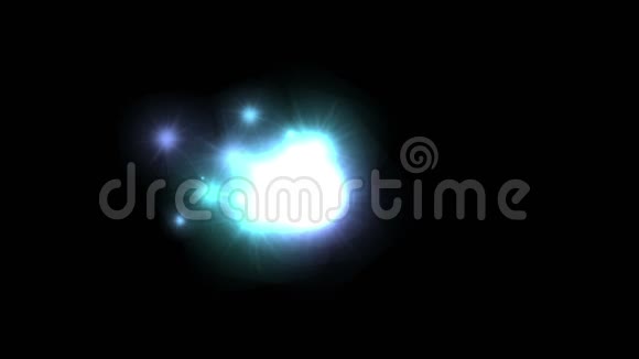 在太空中闪耀4K苍蝇魔法星星VJ背景节日舞台视频的预览图