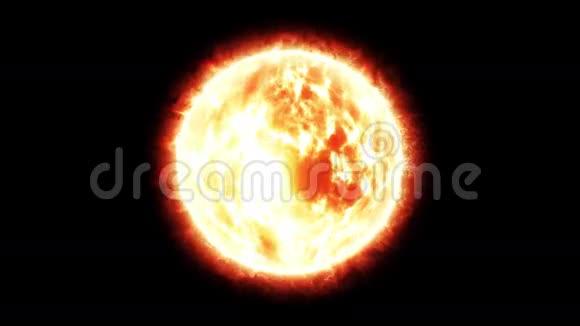 燃烧的太阳和耀斑视频的预览图