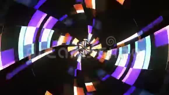 抽象的闪亮的多彩的移动的蔓延的无止境的动画背景视频的预览图