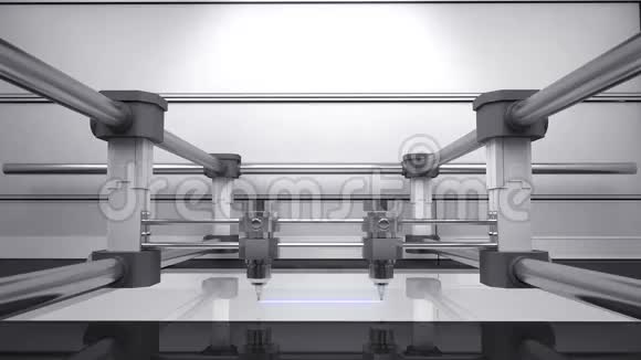 3D打印机制作打印A3D扫描仪动画视频的预览图