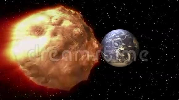 小行星地球太空视频的预览图