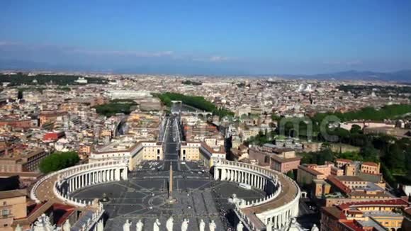 意大利梵蒂冈城圣彼得广场视频的预览图