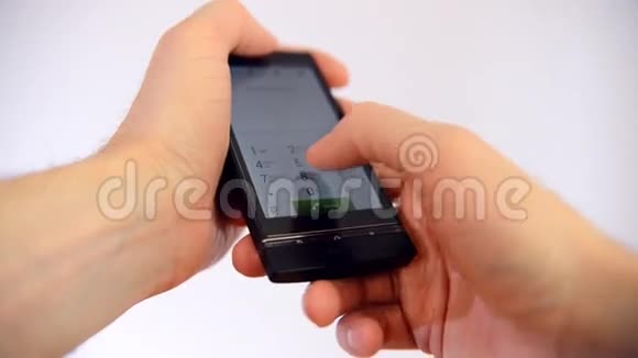 手触摸手机智能手机屏幕视频的预览图
