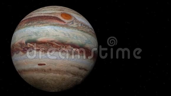在木星表面飞行3D渲染视频的预览图