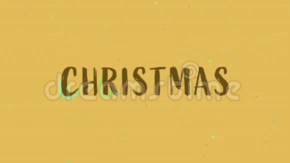 节日色彩缤纷的圣诞动画视频的预览图