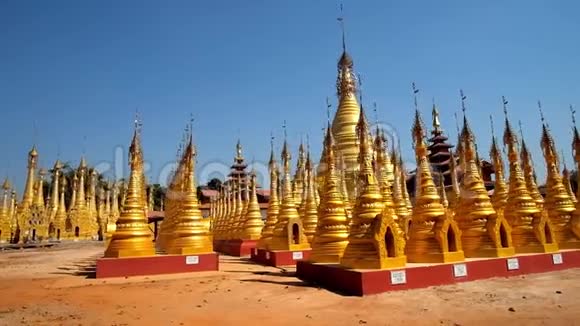 缅甸的金庙视频的预览图