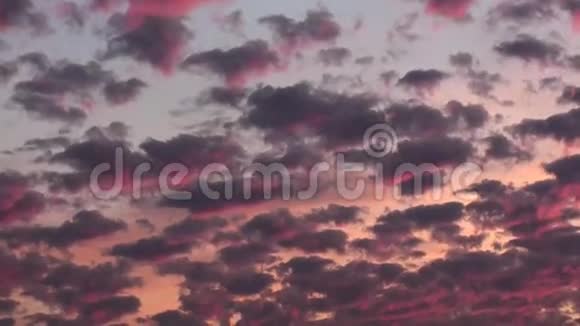 红日落云自然视频的预览图