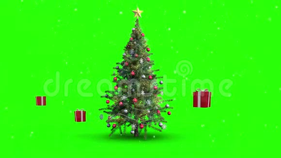 圣诞礼物出现在树上视频的预览图