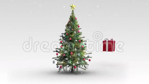 圣诞礼物出现在树上视频的预览图