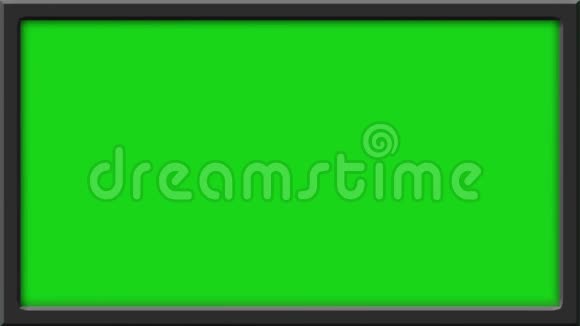 电视图像干扰绿色屏幕效果视频的预览图