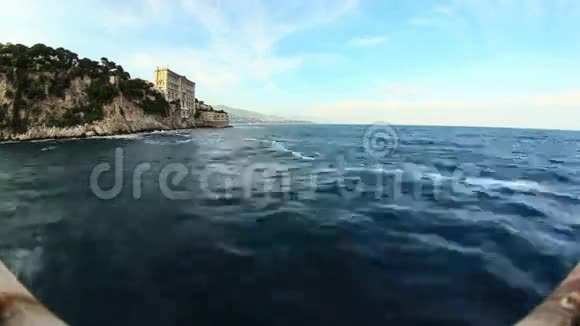 海滩时间流逝海岸线菲什耶视频的预览图