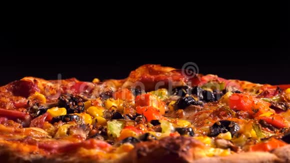 美味的意大利披萨视频的预览图