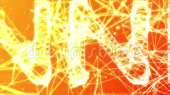 连接橙色模糊概念动画劳力士网络视频的预览图
