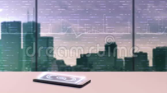 从移动设备投影的业务数据动画视频的预览图