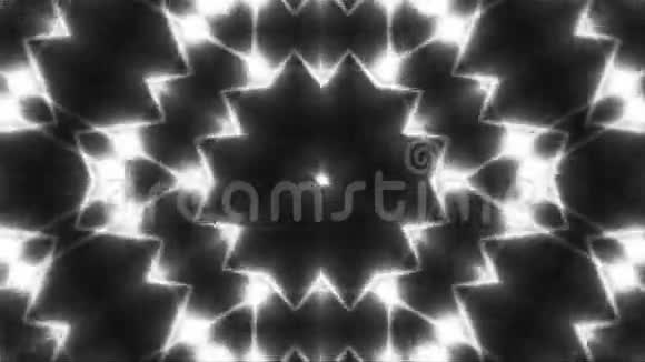 带有分形光的马赛克三维渲染计算机生成背景视频的预览图