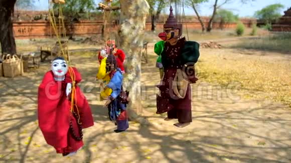 缅甸巴根的传统娃娃视频的预览图
