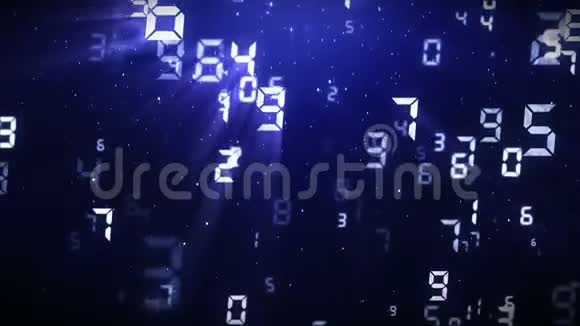 浮动号码背景技术背景抽象数字动画视频的预览图
