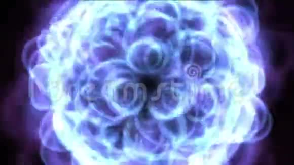莲花细胞生物学细菌孢子病毒疾病粒子能量视频的预览图