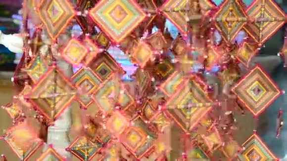 编织钩针和编织棉织运动泰国艺术视频的预览图